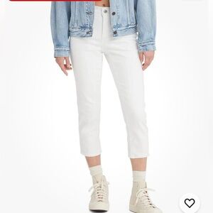 New Levi's 311 Shaping Skinny Capri Jeans Mid Rise